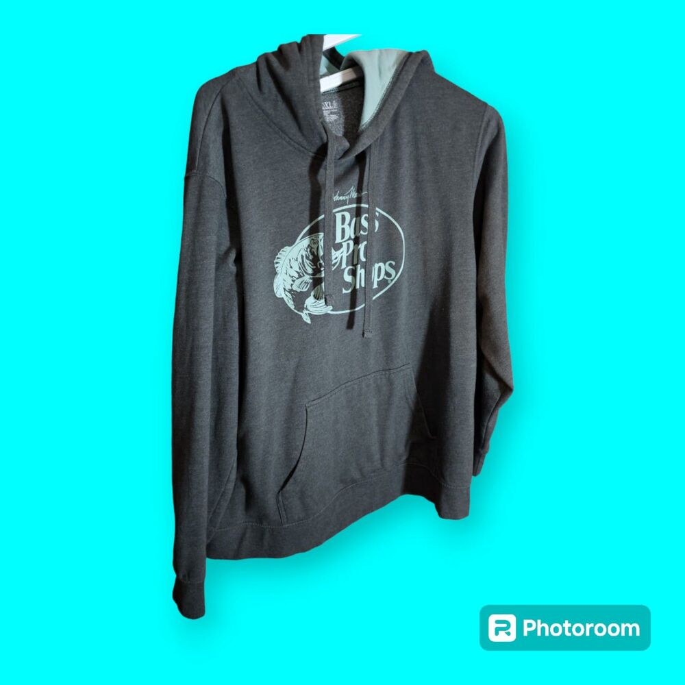 Bass Pro Shops Size XL Gray/Teal (OS-747)‎